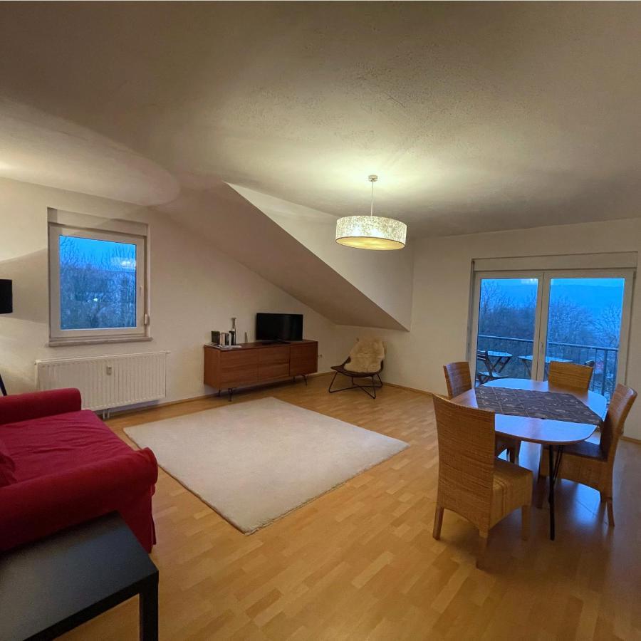Ferienwohnung Balkonblick Am Hirschberg Sankt Wendel Dış mekan fotoğraf